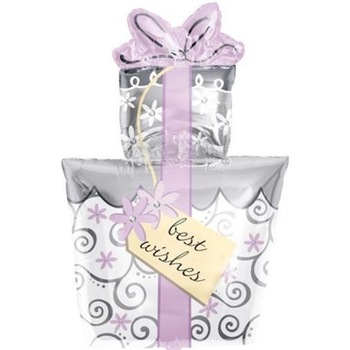 Balon Folie figurina Cadou Best Wishes, 84 cm Balon Folie figurina Cadou Best Wishes, 84 cm