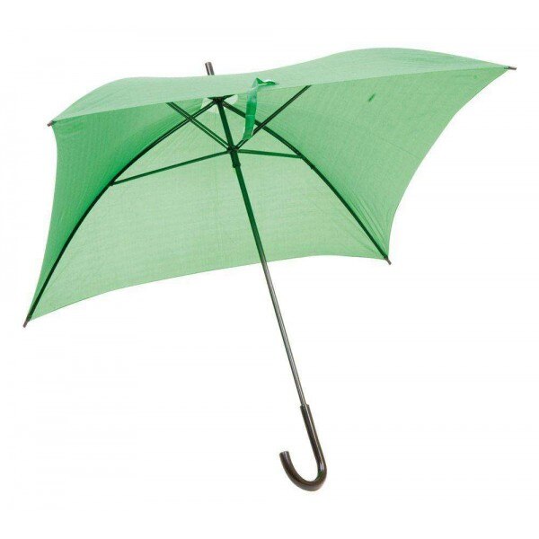 Set 10 umbrele manuale Square verzi eMAG.ro
