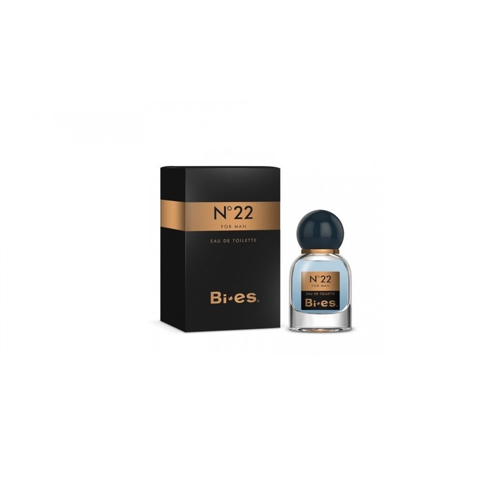 Eau de toilette Bi Es No 22 Neki, férfiaknak, fűszerek aromájával 50 ml