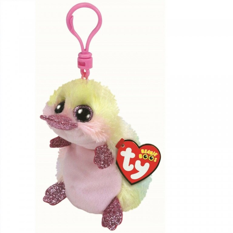 Breloc ornitorincul PETUNIA, 8.5 cm - Ty