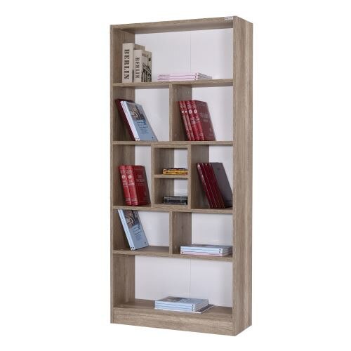 Biblioteca Bulut Alpino, 1805 mm x 800 mm x 300 mm, Stejar