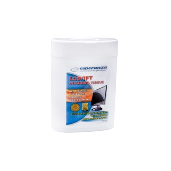 Servetele pentru curatare monitor , Esperanza , ES106 ,8 x 9,5 cm Servetele pentru curatare monitor , Esperanza , ES106 ,8 x 9,5 cm