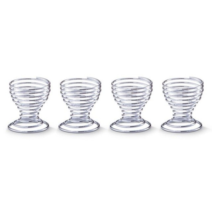 Suporturi metalice pentru oua, set 4 bucati, ZELLER
