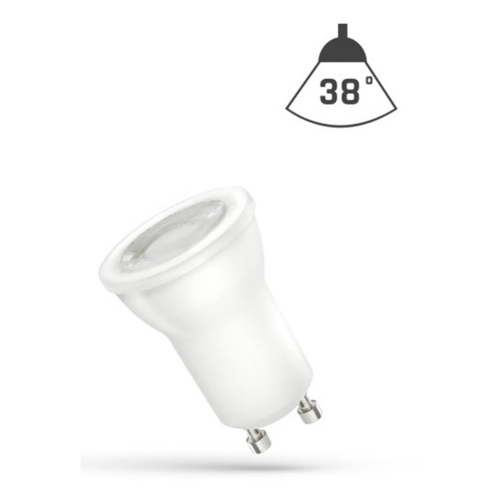 SpectrumLED izzó, 14108, LED, GU10, 230V, 4W, A+, fehér