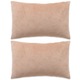 Set De 2 Perne Decorative Vidaxl Velur 40 X 60 Cm Bej Emag Ro