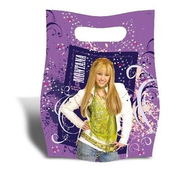Pungute Party Hannah Montana, 6 buc Pungute Party Hannah Montana, 6 buc