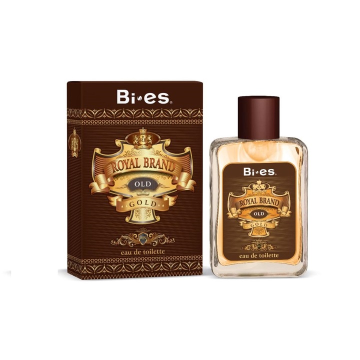 Тоалетна вода Bi Es ROYAL BRAND GOLD за мъже, с дървесен аромат 100 мл