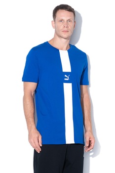 Puma, Tricou cu imprimeu logo XTG, Albastru inchis Puma, Tricou cu imprimeu logo XTG, Albastru inchis