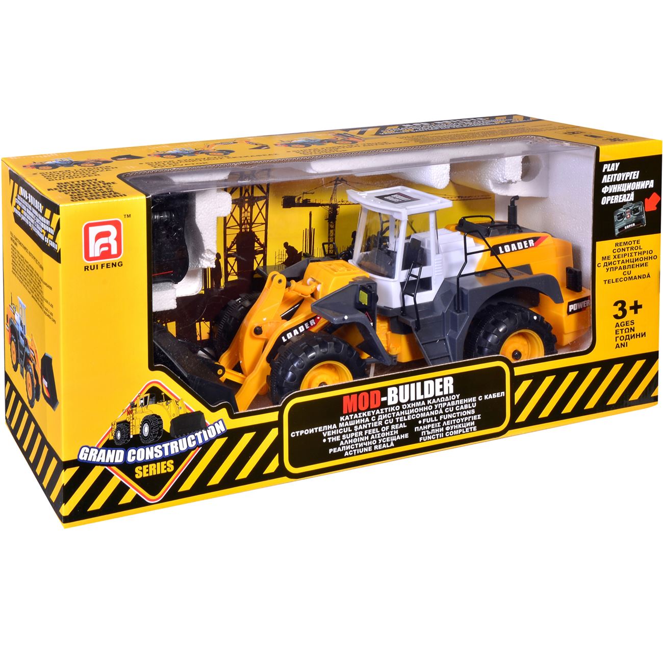 Buldozer, Zola® de jucarie, galben/alb