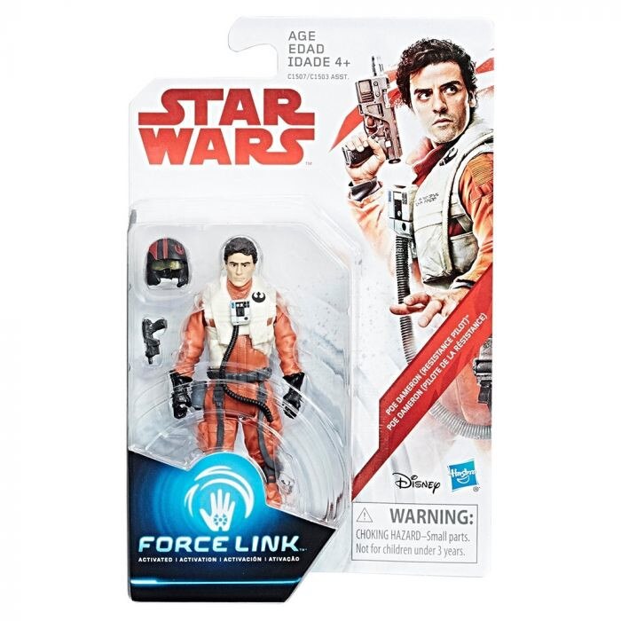 Figurina Star Wars Force Link - Poe Dameron, 10 cm