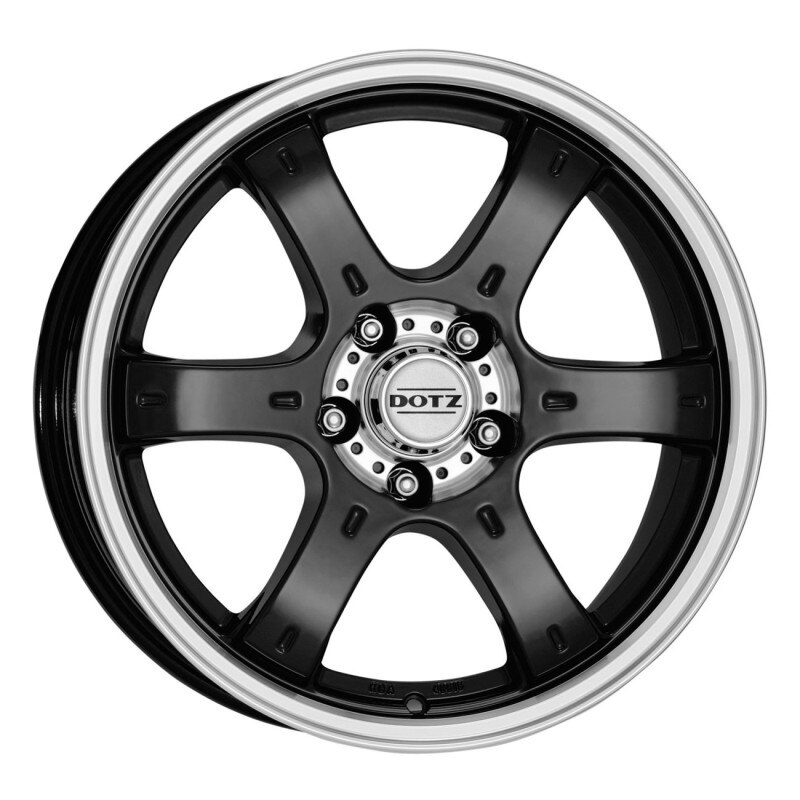 Janta aliaj DOTZ Crunch Black/polished 8 x 17 5/114.3 ET20