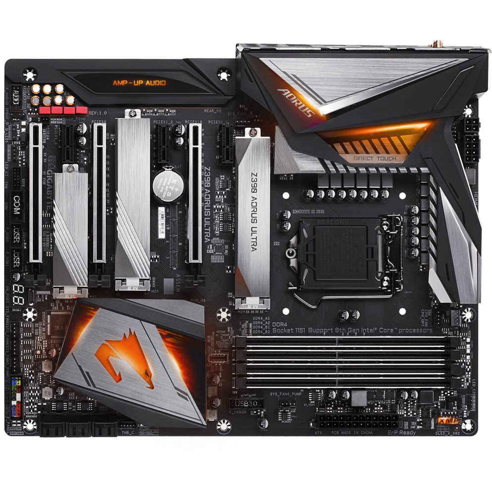 Placa de baza GIGABYTE AORUS Z390 ULTRA, socket 1151 - eMAG.ro