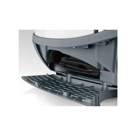 Aspirator cu spalare Bosch BWD41740, 1700 W, 5 L, Filtru Epa, Perie Turbo, tub telescopic din metal, Alb/Mov