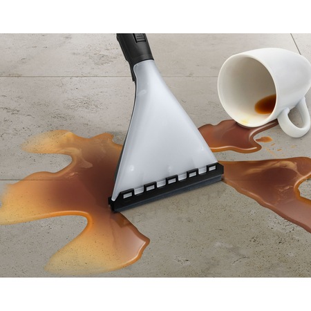 Aspirator cu spalare Bosch BWD41720, 1700 W, 5 L, Filtru Epa, Perie Parchet, Alb/Turcoaz