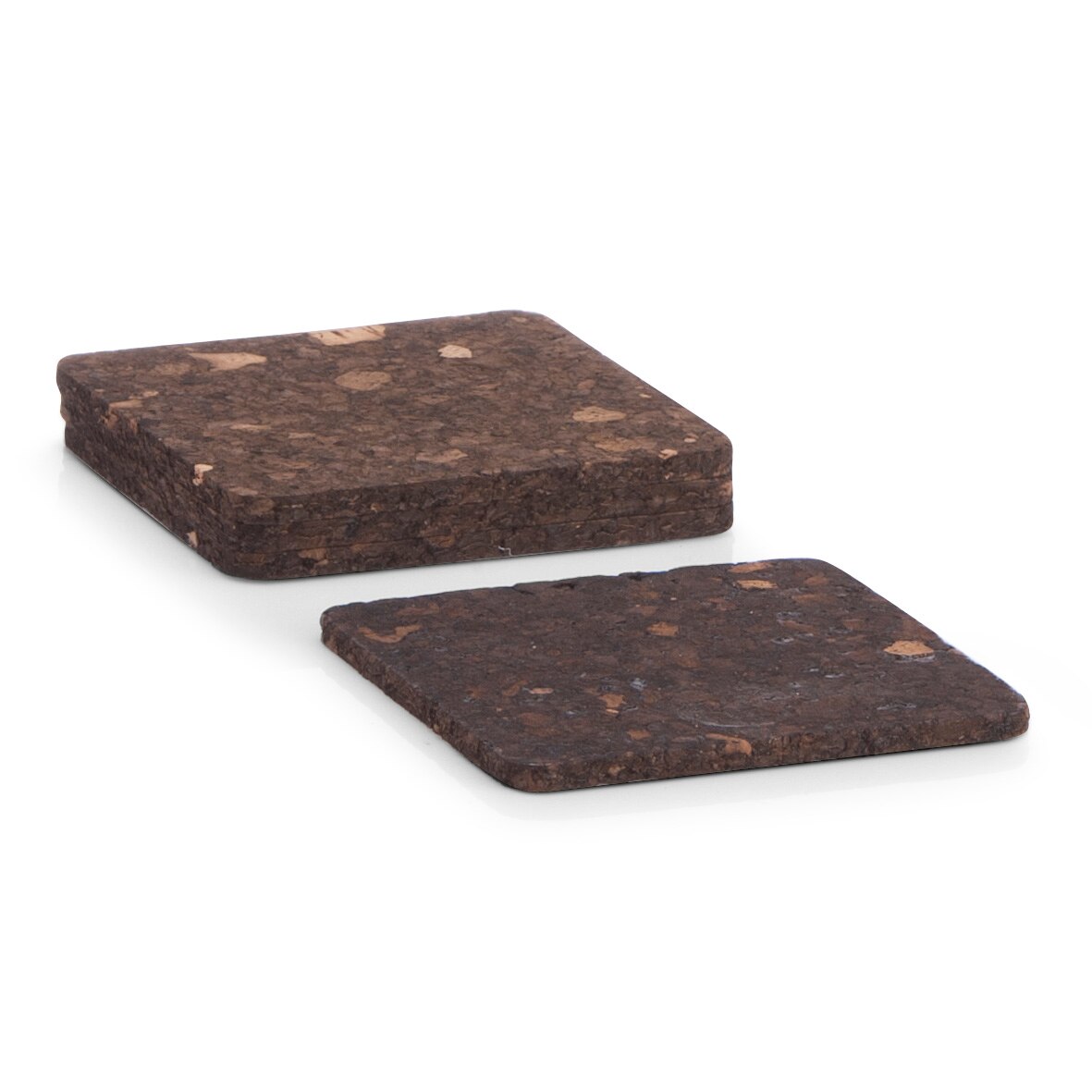 Suport din pluta pentru masa, 9 x 9 cm,4 buc/set