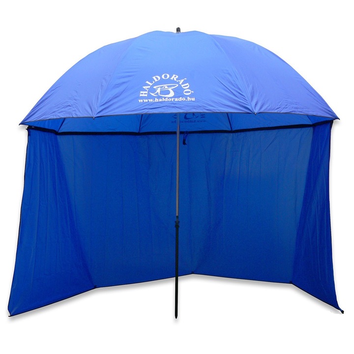 Umbrela pentru pescuit ,Haldorado,Albastra cu Laterale diametru de 250 cm