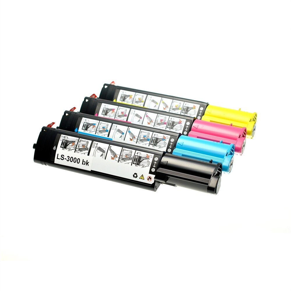 Set 4 Cartuse BK/C/M/Y 16.000Pag. Compatibile pentru Dell 3100 cn/Dell 3000 cn-593-10067 / K4971 / G7819| / G7819|