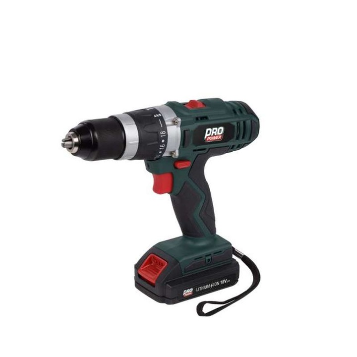 Ударна бормашина, PowerPlus-PROPower, Li-Ion 18V, 2.0 Ah