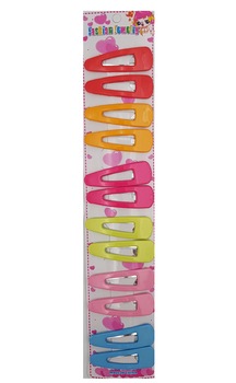 Set 12 clame par, colorate Set 12 clame par, colorate