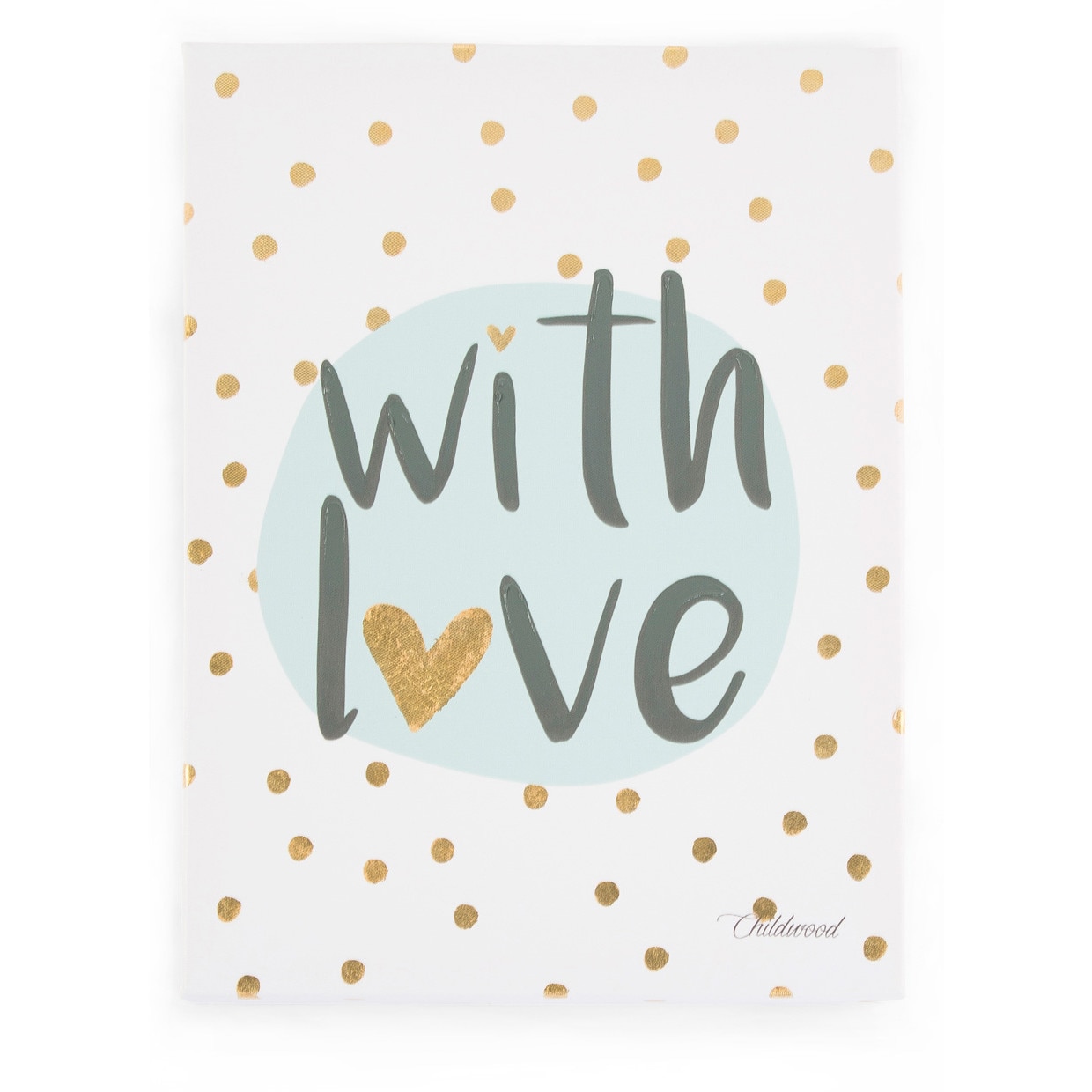 Tablou in ulei pentru copii, With Love, 30 x 40 cm