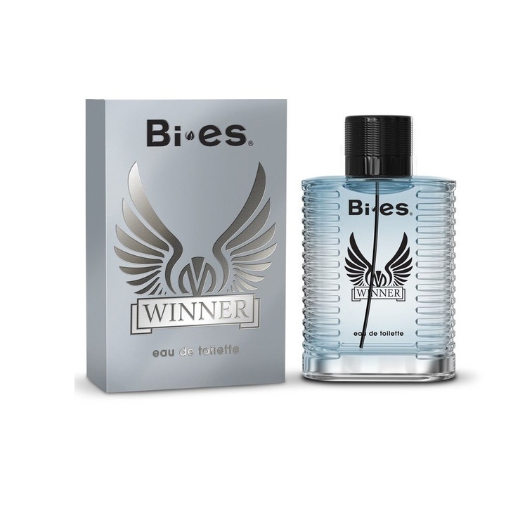 Bi Es WINNER Eau de toilette férfiaknak, fás - bőr aromával 100 ml