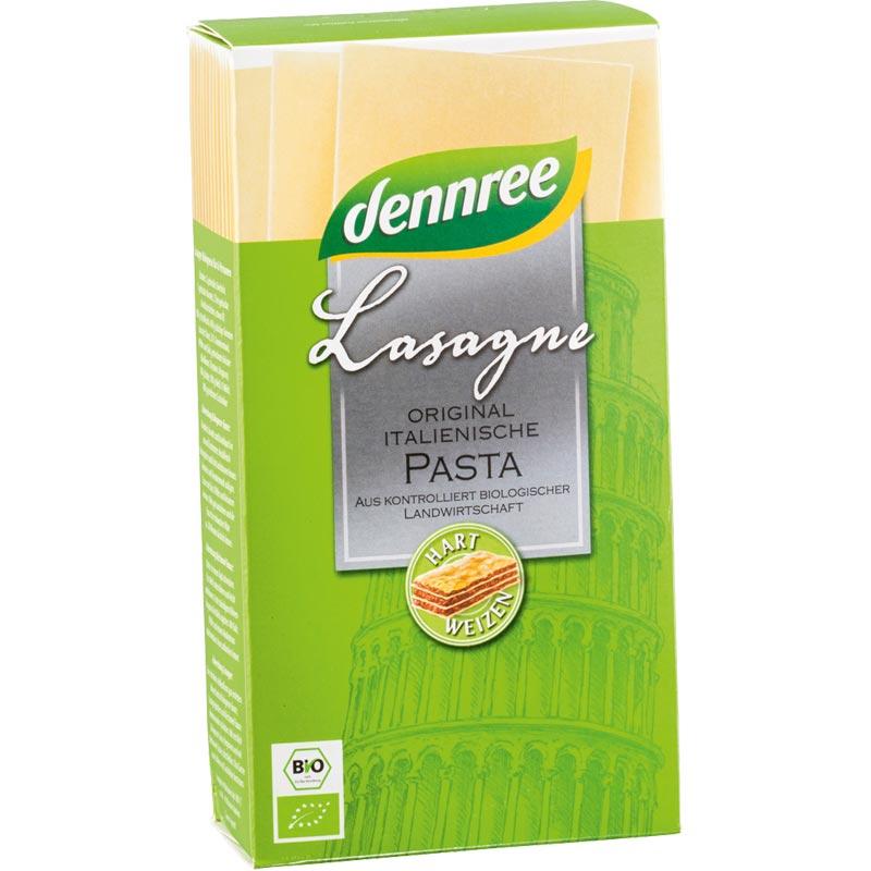 Paste lasagna din grau ECO 250 g - Dennree