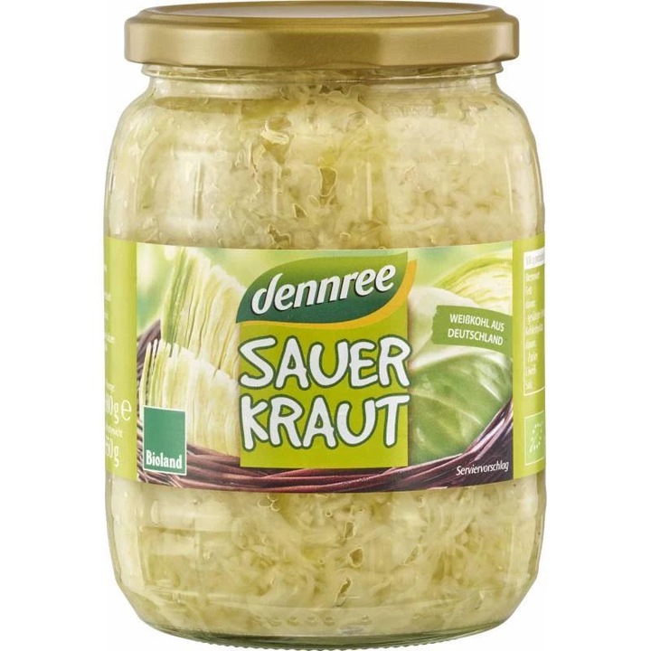 Varza murata bio, 680g, Dennree