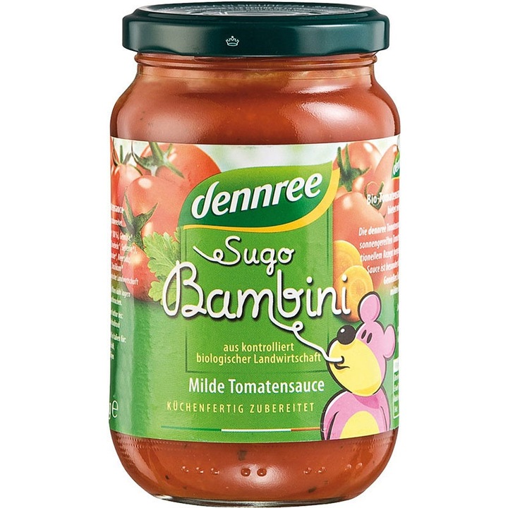 Sos de rosii pentru copii bio, 350g, OEM