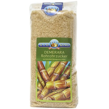 Zahar de trestie nerafinat Demerara ECO 1 kg - Bioking Zahar de trestie nerafinat Demerara ECO 1 kg - Bioking