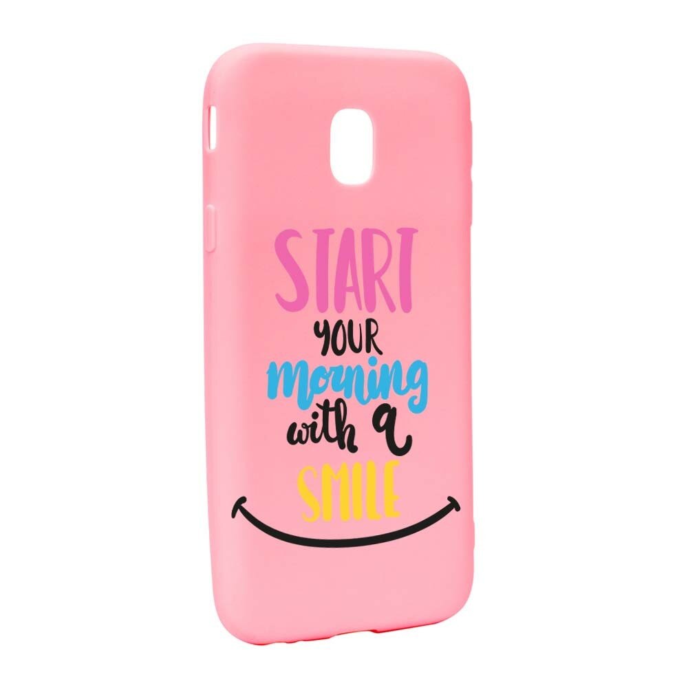 Husa Samsung Galaxy J7 2017, Silicon, Smile at Morning P47