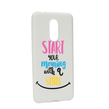 Husa Xiaomi Redmi Note 5 / Redmi 5 Plus, Silicon, Smile at Morning W47 Husa Xiaomi Redmi Note 5 / Redmi 5 Plus, Silicon, Smile at Morning W47