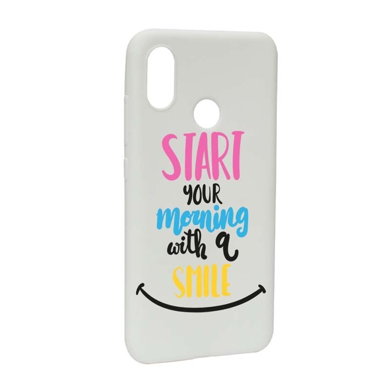 Husa Xiaomi Mi 8, Silicon, Smile at Morning W47