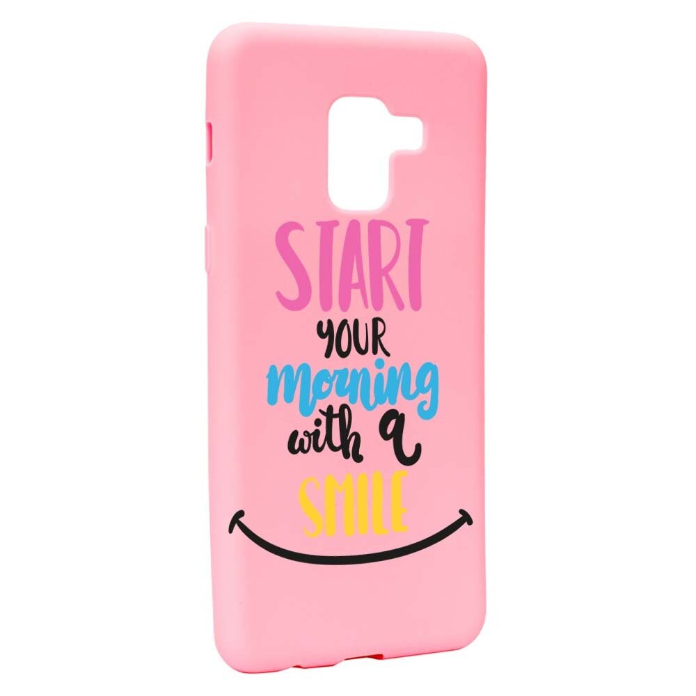 Husa Samsung Galaxy A5 2018, Silicon, Smile at Morning P47