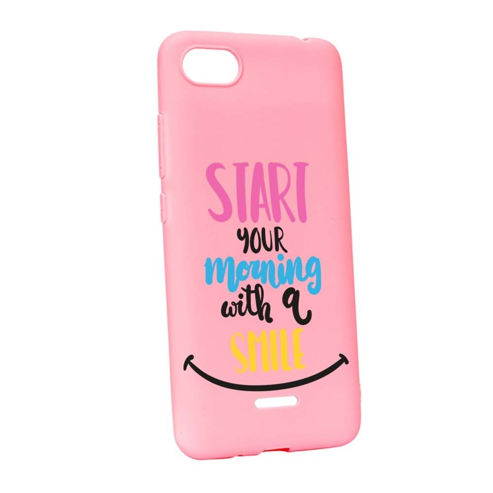 Husa Xiaomi Redmi 6A, Silicon, Smile at Morning P47