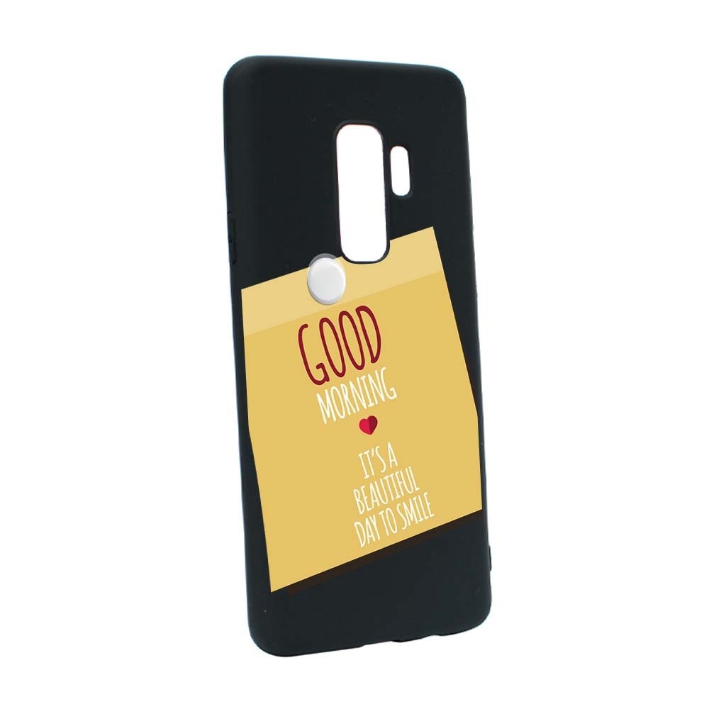 Husa Samsung Galaxy S9 Plus, Silicon, Sticker Good Morning B48