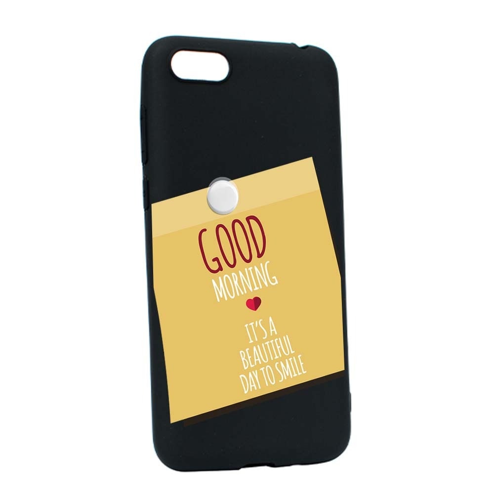 Husa Apple iPhone 6 / 6S, Silicon, Sticker Good Morning B48