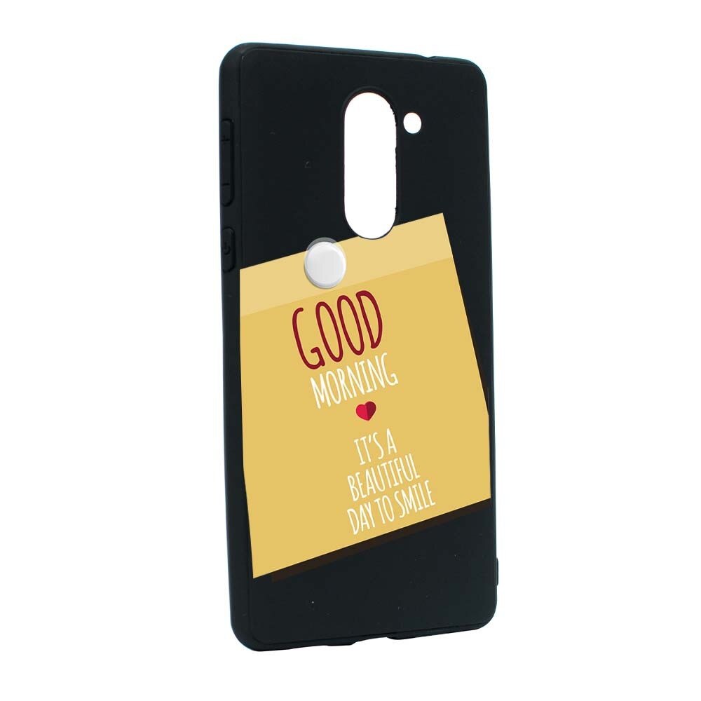 Husa Huawei Mate 9 Lite / Honor 6X, Silicon, Sticker Good Morning B48