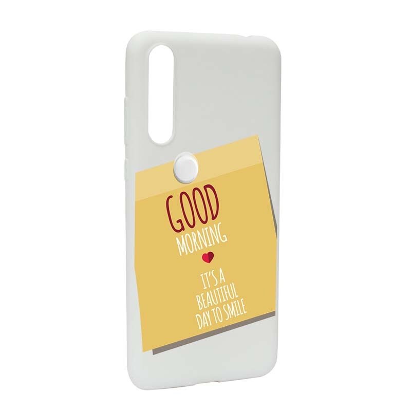 Husa Huawei P20, Silicon, Sticker Good Morning W48