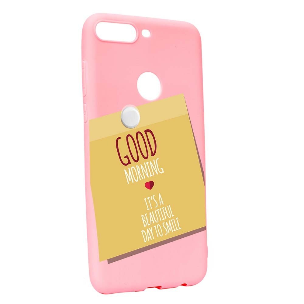 Husa OnePlus 5T, Silicon, Sticker Good Morning P48