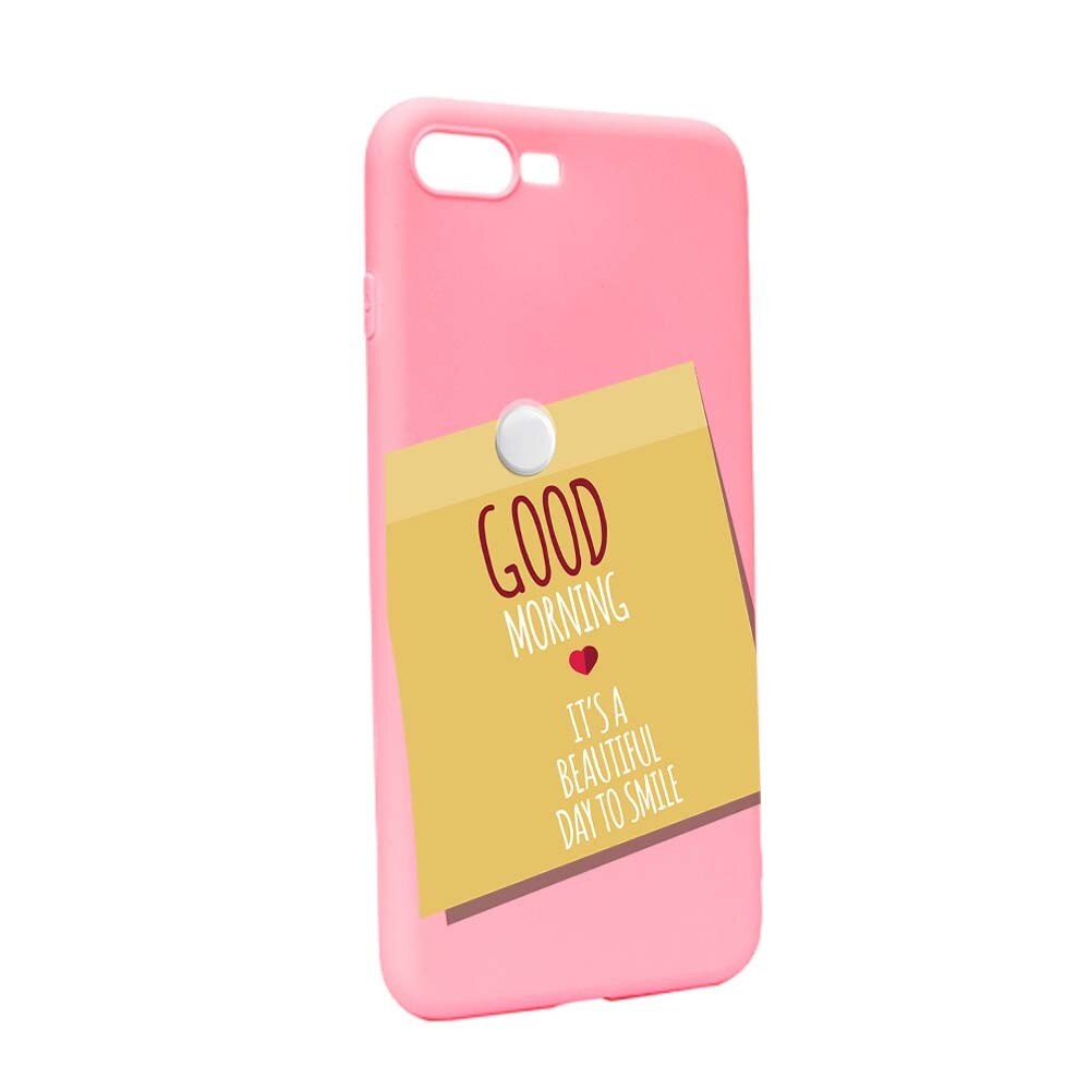 Husa OnePlus 5, Silicon, Sticker Good Morning P48