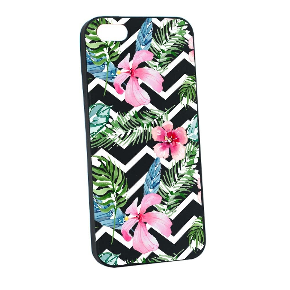 Husa Apple iPhone SE / 5S / 5, Silicon, Tropical B49