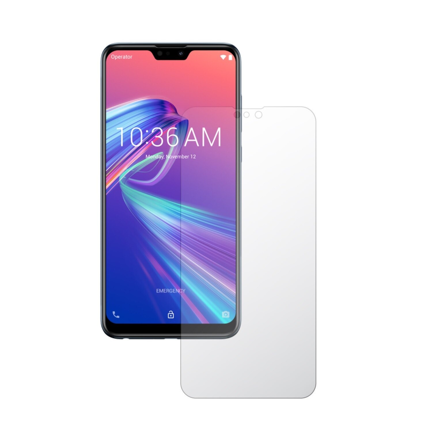 Folie Protectie Ecran Invisible Skinz UHD AutoRegeneranta pentru Asus Zenfone Max Pro (M2) - Folie Siliconica Ultra-Clear cu Acoperire Totala, Edge to Edge Full Display Cover, Adeziva si Foarte Flexibila