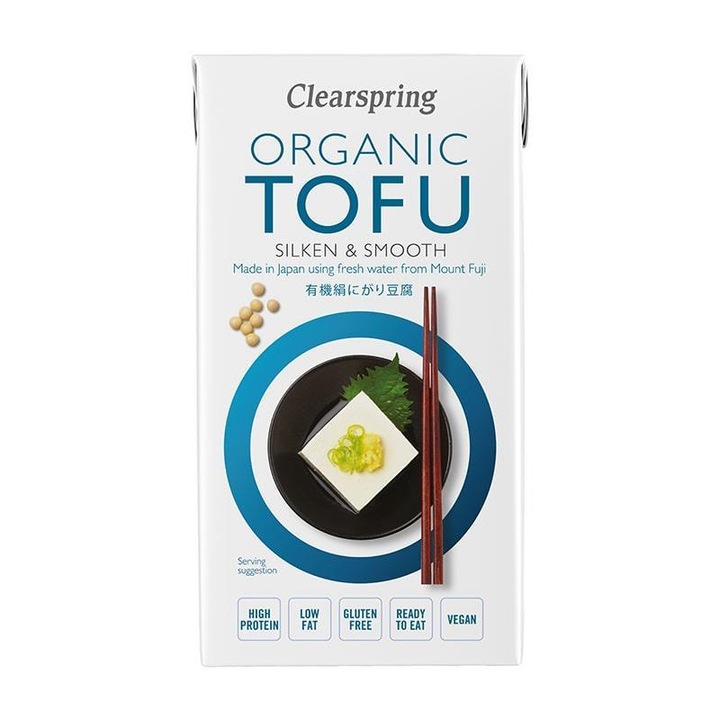 Clearspring органично японско тофу, копринено и гладко, 300гр