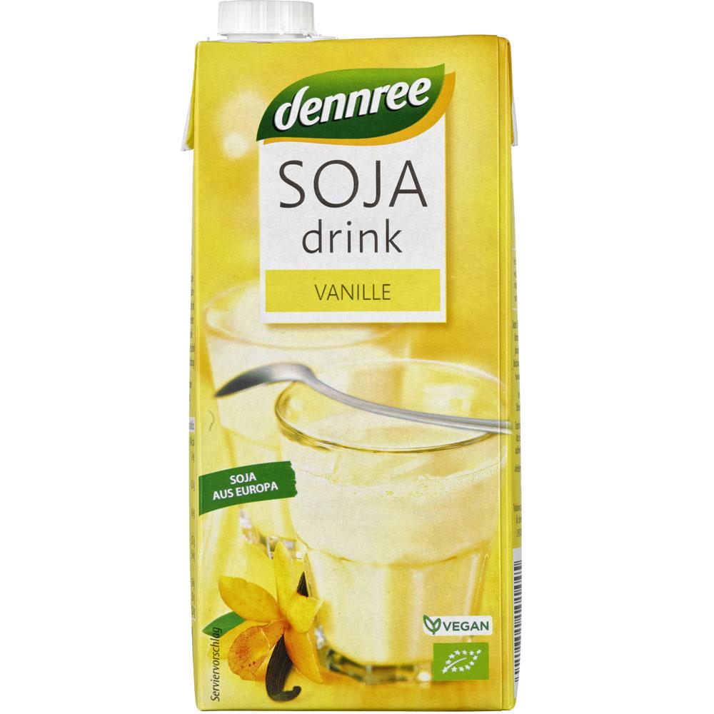 Bautura vegetala din soia cu vanilie ECO 1 L - Dennree
