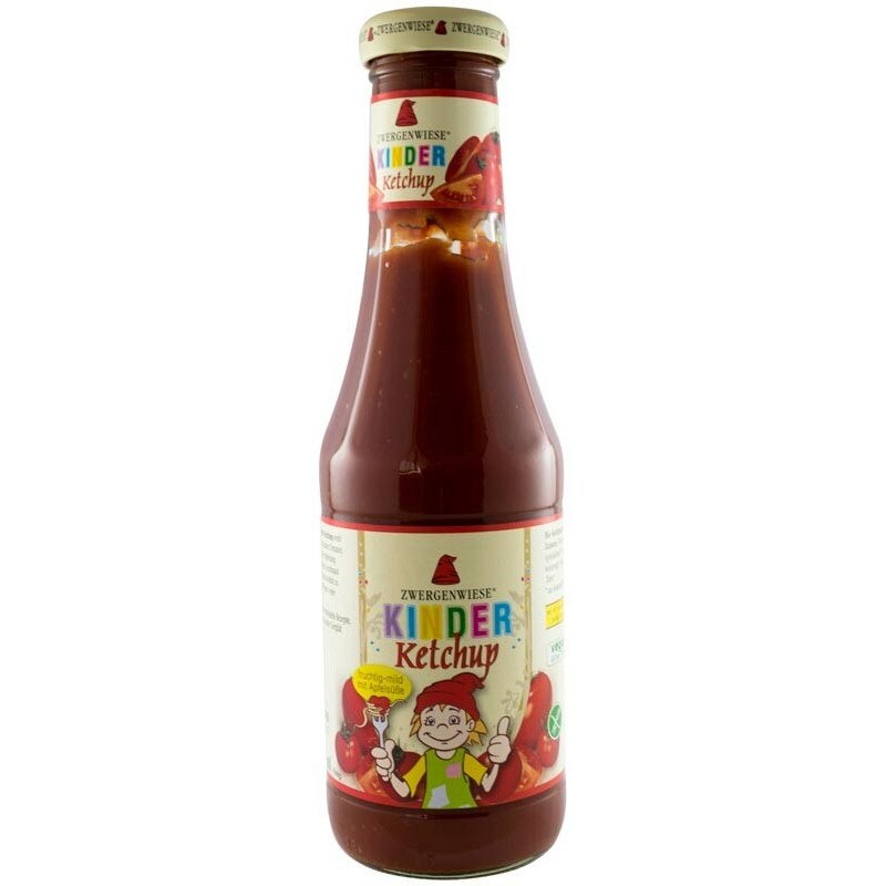 Ketchup bio pentru copii, din piure de rosii cu mere, Zwergenwiese 500 ml