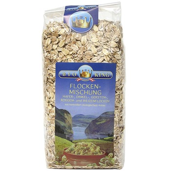 Amestec de fulgi de cereale ECO 500 g - Bioking Amestec de fulgi de cereale ECO 500 g - Bioking