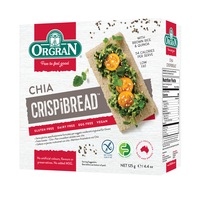 Paine uscata din Chia, Orgran, 125 g