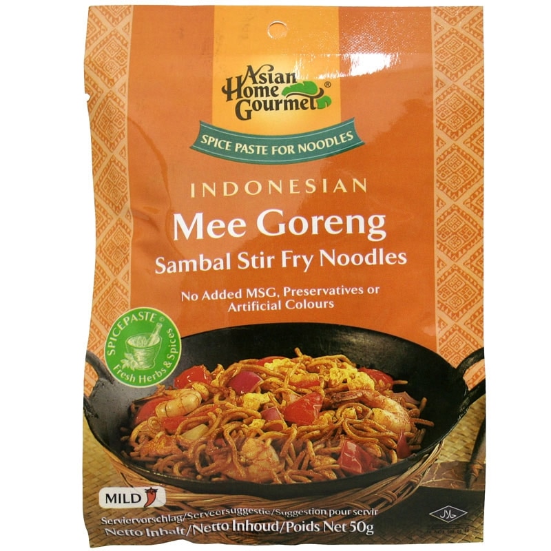 Pasta condimentata indoneziana pentru taitei Mee Goreng 50 g - Asian Home Gourmet