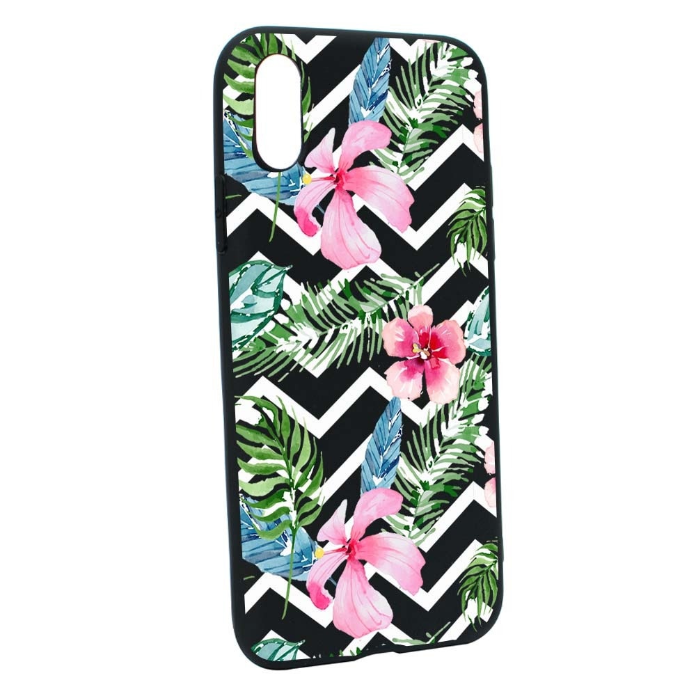 Husa Apple iPhone XS Max, Silicon, Tropical B49