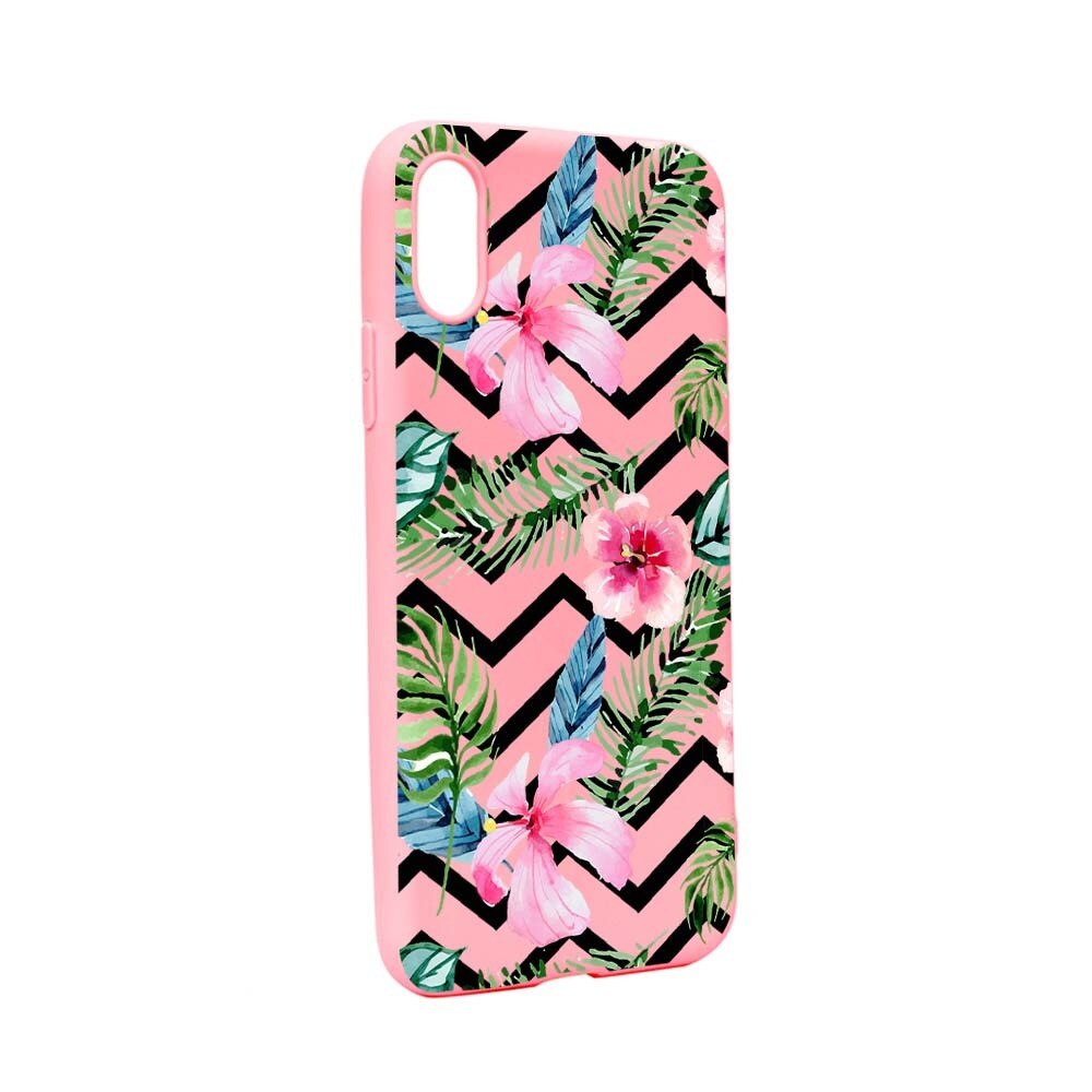 Husa Apple iPhone XS Max, Silicon, Tropical P49